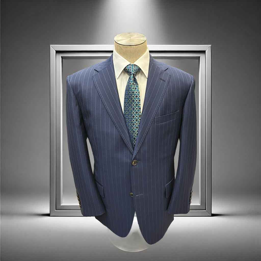 カノニコ　ネイビー　ストライプ