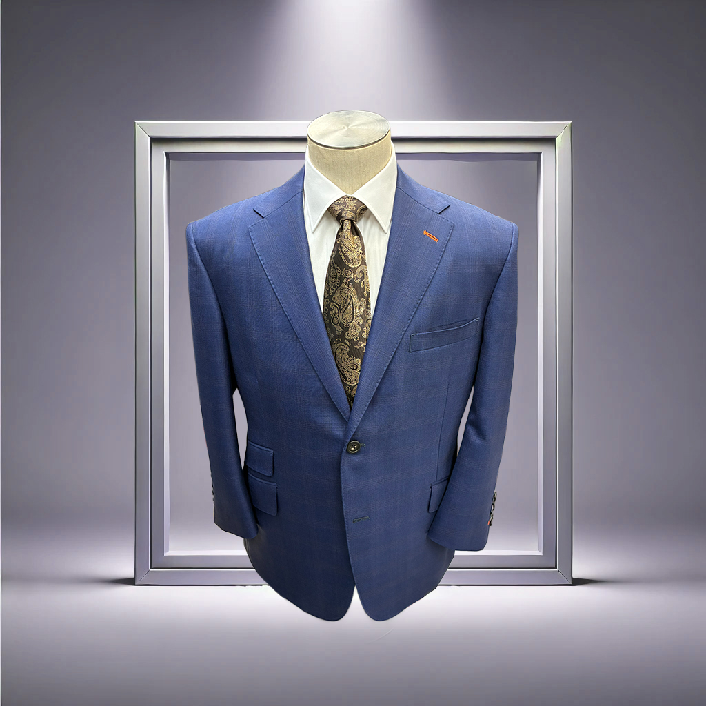 フィンテックス　ブルー　チェック